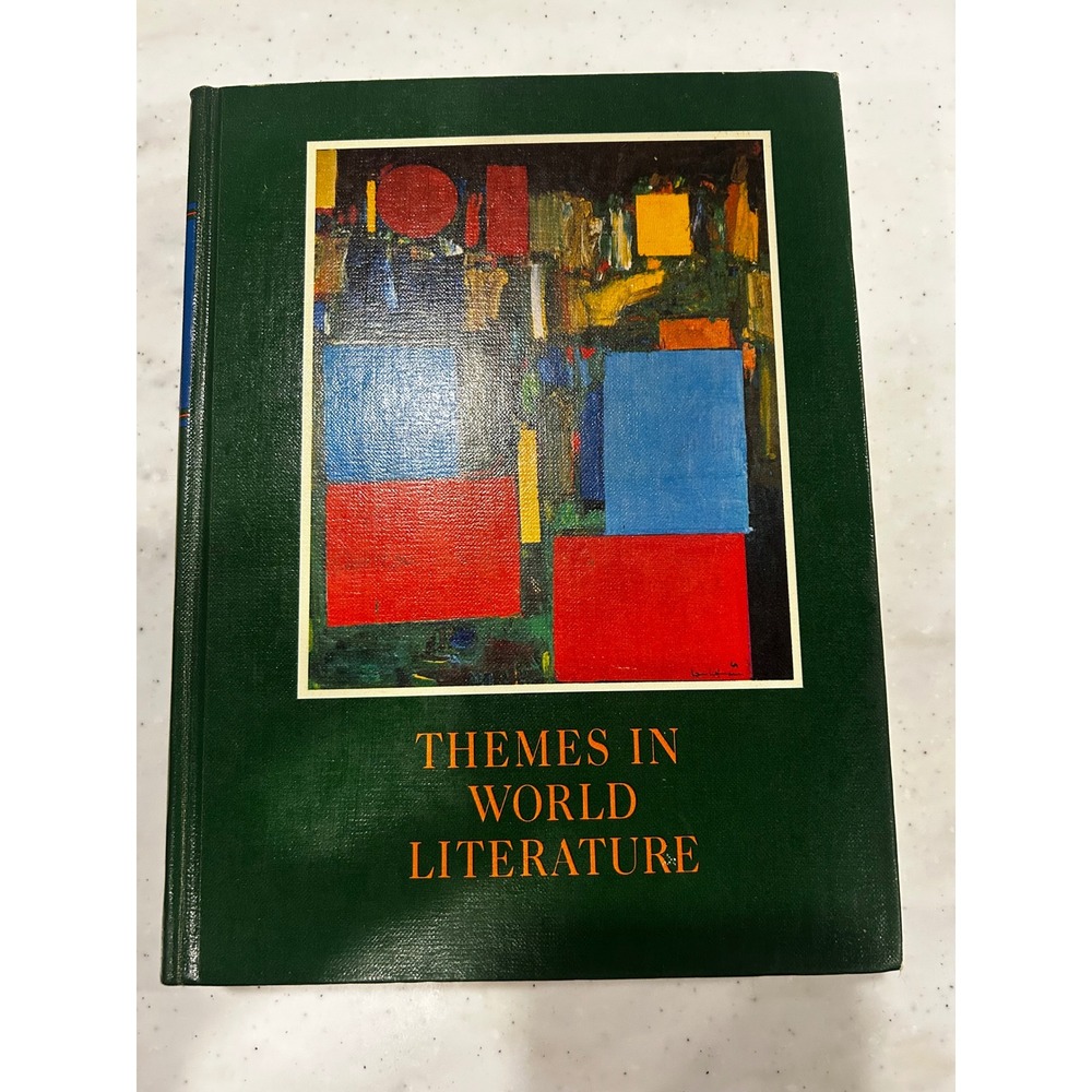 Themes in World Literature 1970 Houghton Mifflin Hardcover Vintage Textbook